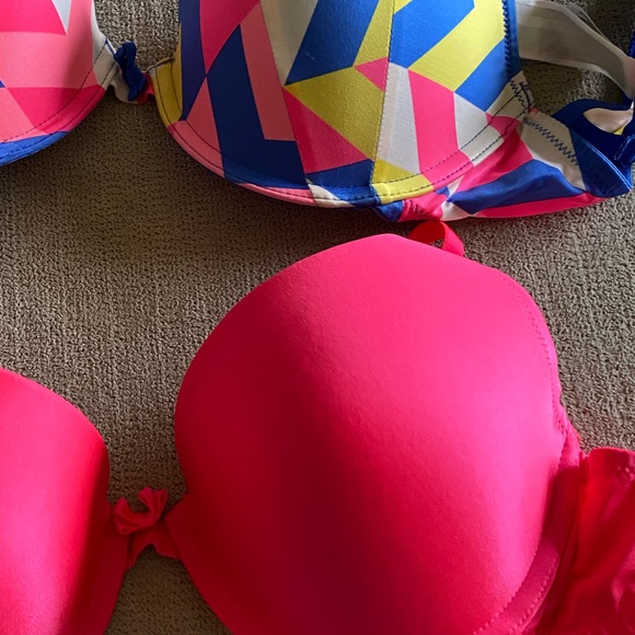 TWO PACK NEON BRAS 32D - Picture 5 of 5